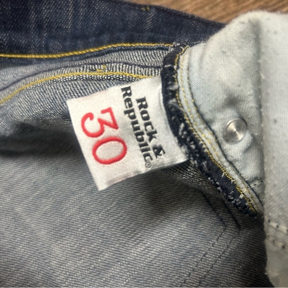 Rock & Republic LONG Sz.30 jeans in mint/new condition- these are in pristine c - Picture 3 of 12